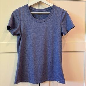 REI Fitted Blue Short Sleeve T-Shirt